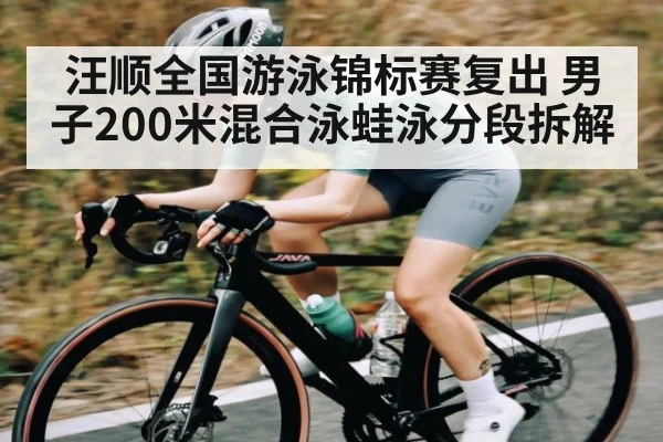 汪顺全国游泳锦标赛复出 男子200米混合泳蛙泳分段拆解